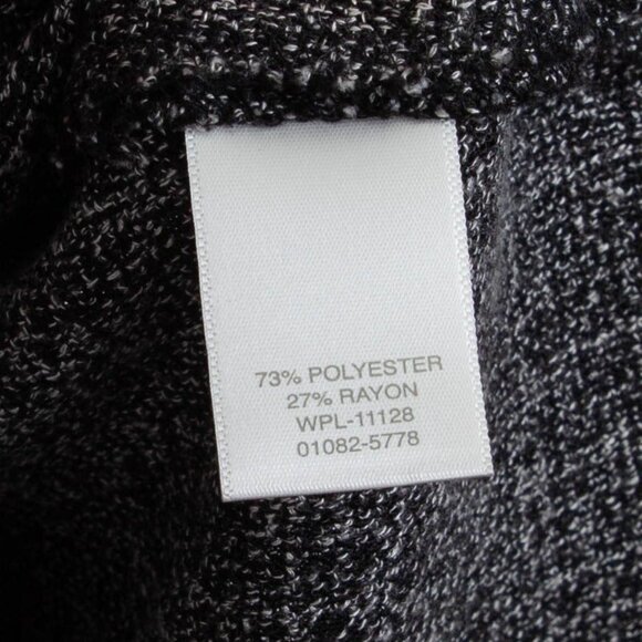 Chirstopher & Banks Womens Tweed Maxi Skirt Size 12 Flowy Academic Professional - Picture 7 of 8